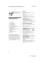 Предварительный просмотр 102 страницы Sony Bravia  KDL-43WG6 Series Reference Manual