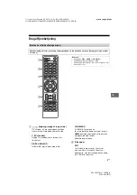 Предварительный просмотр 105 страницы Sony Bravia  KDL-43WG6 Series Reference Manual