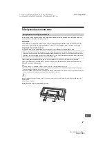 Предварительный просмотр 231 страницы Sony Bravia  KDL-43WG6 Series Reference Manual