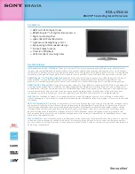 Sony Bravia KDL-46S2000 Brochure preview