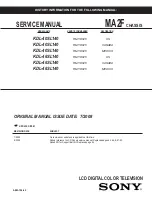 Sony BRAVIA KDL-46SL140 Service Manual preview