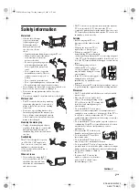 Preview for 7 page of Sony BRAVIA KDL-46V2500 Operating Instructions Manual