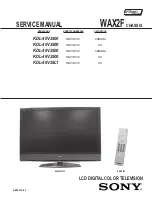 Preview for 2 page of Sony BRAVIA KDL-46V2500 Service Manual