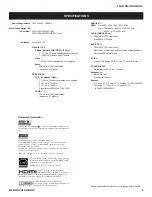 Preview for 4 page of Sony BRAVIA KDL-46V2500 Service Manual