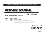 Предварительный просмотр 1 страницы Sony BRAVIA KDL-52EX701 Service Manual