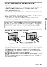 Preview for 15 page of Sony Bravia KDL-52LX900 Operating Instructions Manual