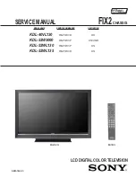 Preview for 2 page of Sony Bravia KDL-52W3000 Service Manual