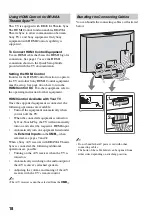 Предварительный просмотр 18 страницы Sony Bravia KDL-52WL130 Operating Instructions Manual