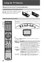 Предварительный просмотр 20 страницы Sony Bravia KDL-52WL130 Operating Instructions Manual