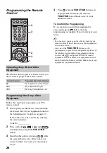 Предварительный просмотр 26 страницы Sony Bravia KDL-52WL130 Operating Instructions Manual