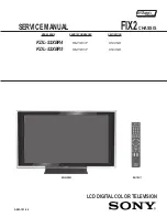 Preview for 2 page of Sony BRAVIA KDL-52XBR4 Service Manual