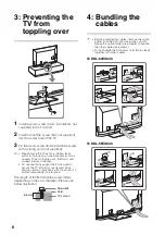 Предварительный просмотр 6 страницы Sony Bravia KDL-55EX630 Operating Instructions Manual