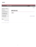 Sony BRAVIA KDL-55EX713 Manual preview