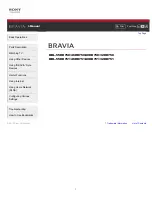 Preview for 1 page of Sony BRAVIA KDL-55HX751 I-Manual