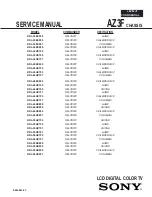 Preview for 2 page of Sony BRAVIA KDL-55HX751 Service Manual