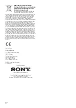 Предварительный просмотр 222 страницы Sony BRAVIA KDL-55W805B Reference Manual