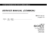Sony BRAVIA KDL-55W900A Service Manual preview