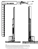 Предварительный просмотр 3 страницы Sony BRAVIA KDL-60EX700 Dimensions