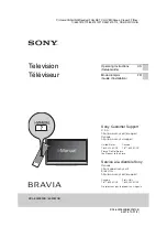 Sony Bravia KDL-60W610B Operating Instructions /Setup Manual предпросмотр