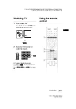 Предварительный просмотр 21 страницы Sony Bravia KDL-60W610B Operating Instructions /Setup Manual