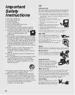 Preview for 4 page of Sony BRAVIA KDL-70XBR3 Operating Instructions Manual