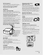 Preview for 5 page of Sony BRAVIA KDL-70XBR3 Operating Instructions Manual