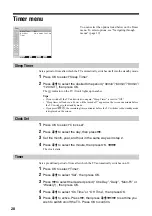 Предварительный просмотр 28 страницы Sony Bravia KDL-S40A12U Operating Instructions Manual