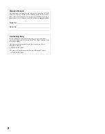 Preview for 2 page of Sony BRAVIA KDL-V32XBR1 Operating Instructions Manual