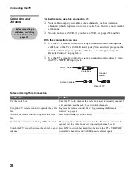 Preview for 22 page of Sony BRAVIA KDL-V32XBR1 Operating Instructions Manual