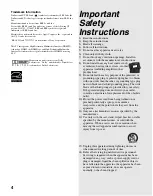 Предварительный просмотр 4 страницы Sony Bravia KDL-V32XBR2 Operating Instructions Manual