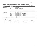 Preview for 35 page of Sony Bravia KDL-V32XBR2 Operating Instructions Manual