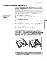 Предварительный просмотр 43 страницы Sony Bravia KDL-V32XBR2 Operating Instructions Manual