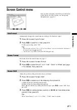 Preview for 27 page of Sony BRAVIA KDL-V40A11E Operating Instructions Manual