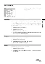 Preview for 31 page of Sony BRAVIA KDL-V40A11E Operating Instructions Manual