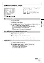 Предварительный просмотр 23 страницы Sony BRAVIA KDL-W40A11E Operating Instructions Manual