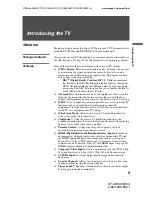 Preview for 9 page of Sony Bravia KF-42E200A Operating Instructions Manual