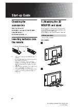 Предварительный просмотр 4 страницы Sony Bravia KLV-19T400A Operating Instructions Manual