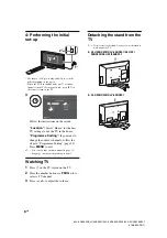 Предварительный просмотр 6 страницы Sony Bravia KLV-22BX300 Operating Instructions Manual