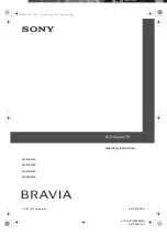 Sony Bravia KLV-26S400A Operating Instructions Manual preview