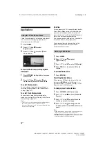 Предварительный просмотр 14 страницы Sony BRAVIA KLV-32R412C Operating Instructions Manual