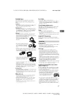 Предварительный просмотр 5 страницы Sony BRAVIA KLV-32R422E Operating Instructions Manual