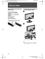 Предварительный просмотр 4 страницы Sony BRAVIA KLV-32W550A Operating Instructions Manual