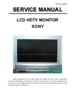 Preview for 1 page of Sony BRAVIA KLV-40U100M Service Manual