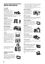 Preview for 8 page of Sony Bravia KLV-40X200A Operating Instructions Manual