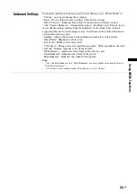 Preview for 23 page of Sony Bravia KLV-40X200A Operating Instructions Manual