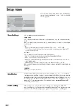 Preview for 28 page of Sony Bravia KLV-40X200A Operating Instructions Manual