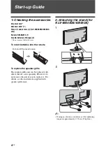 Предварительный просмотр 4 страницы Sony bravia klv-40x450a Operating Instruction