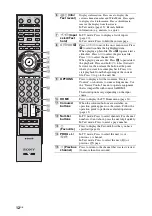 Предварительный просмотр 12 страницы Sony bravia klv-40x450a Operating Instruction