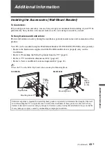 Предварительный просмотр 43 страницы Sony bravia klv-40x450a Operating Instruction