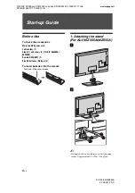 Предварительный просмотр 4 страницы Sony Bravia KLV-40Z550A Operating Instructions Manual